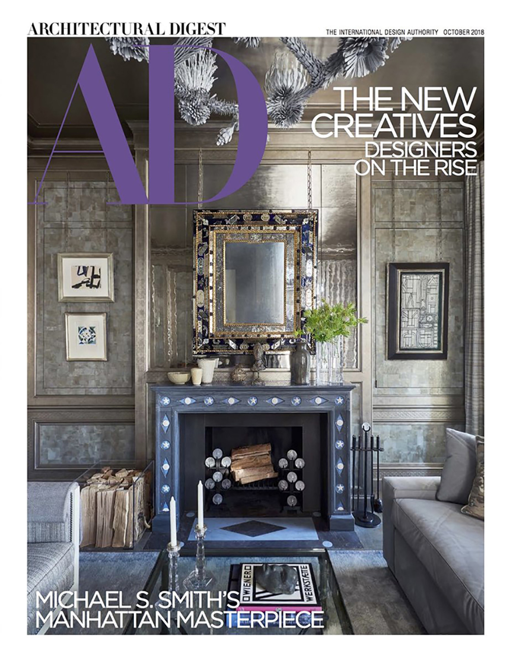 Architectural Digest Cover story featuring hardware by H. Theophile.